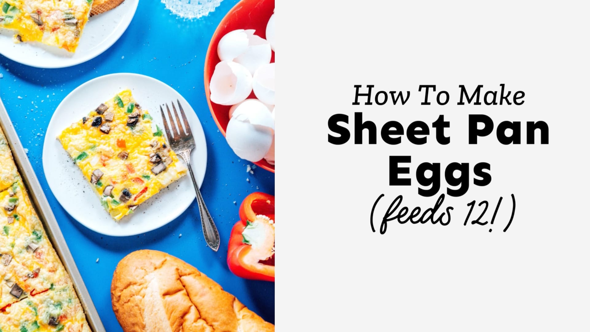 Easy Sheet Pan Eggs (Feeds 12!)