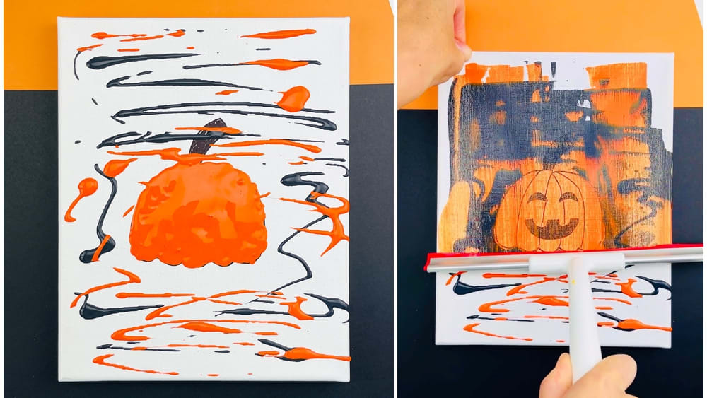 New Year Foil Marker Art for Kids - Printable Template