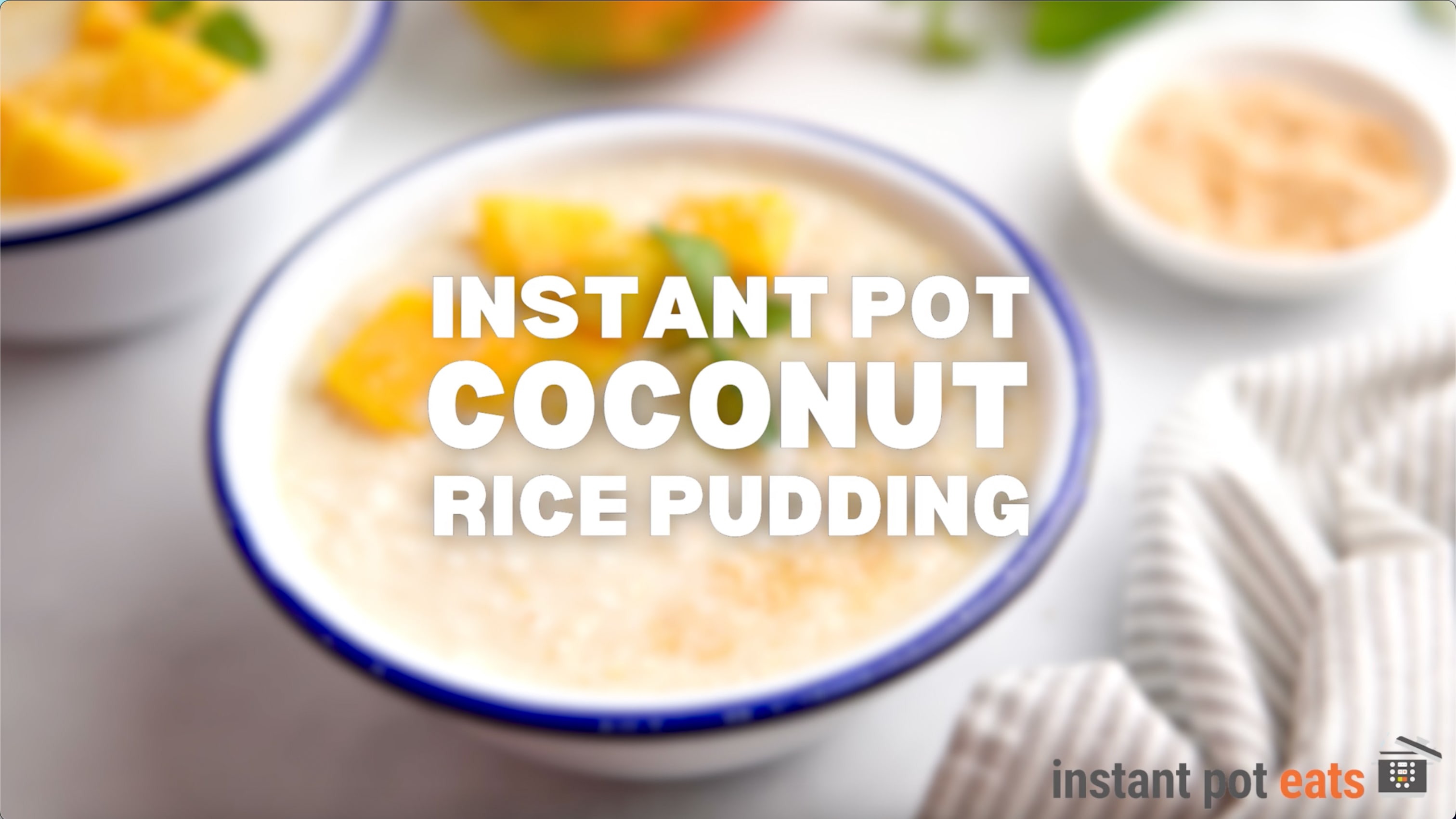 Instant pot coconut sales milk rice pudding
