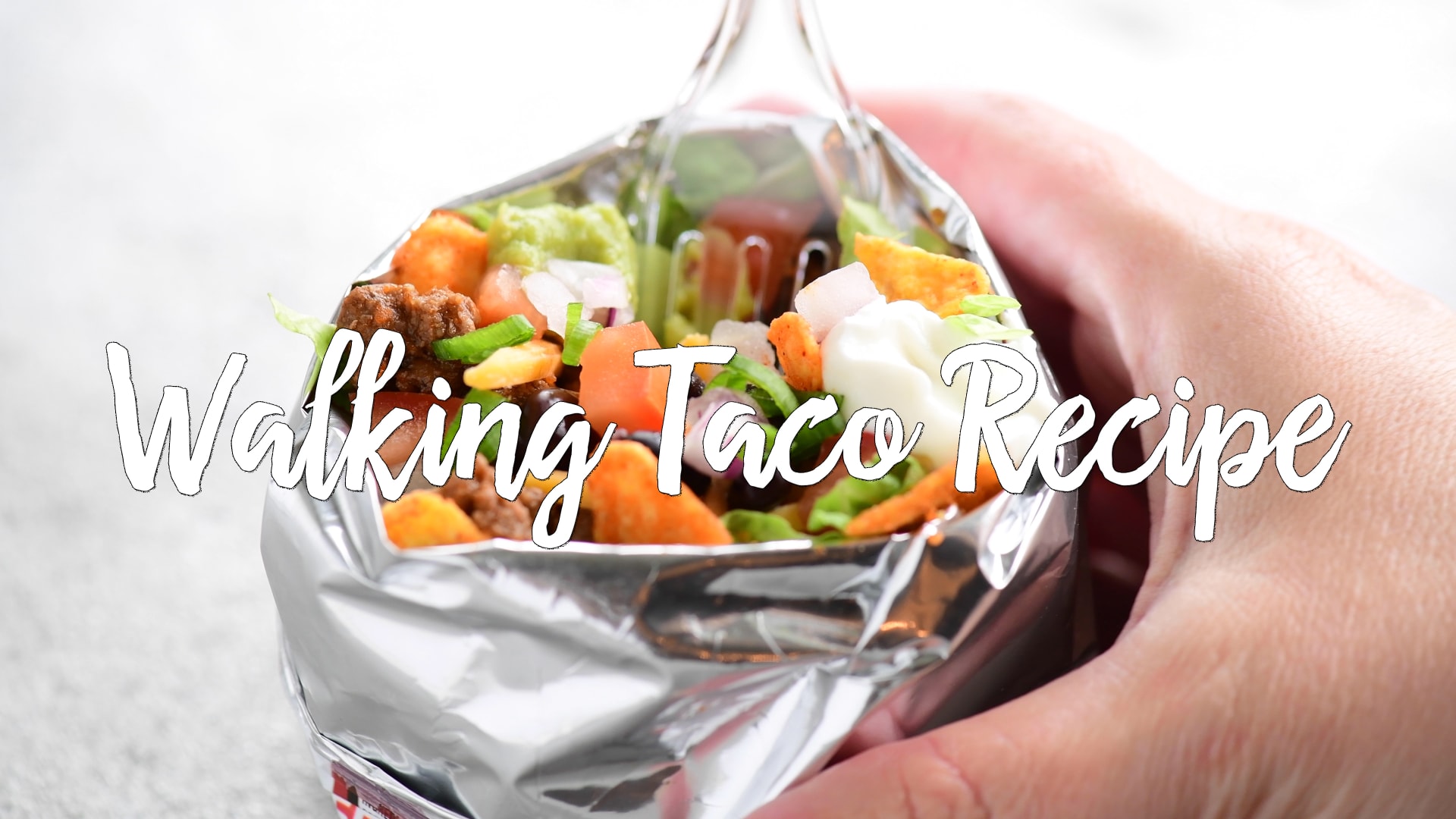 Grilled Walking Taco Foil Packets - Girls Can Grill