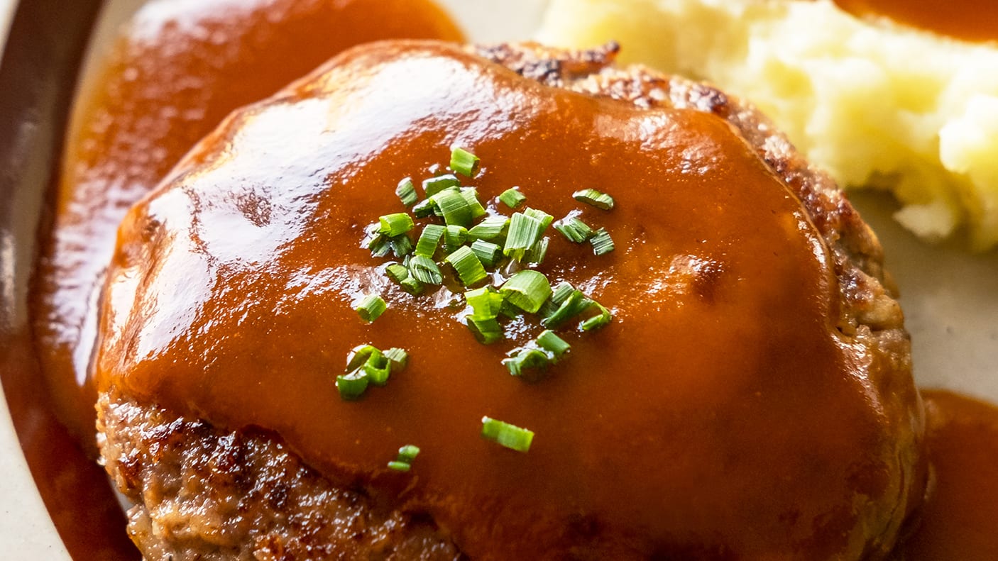 Melt In Your Mouth Japanese Hamburger Steak