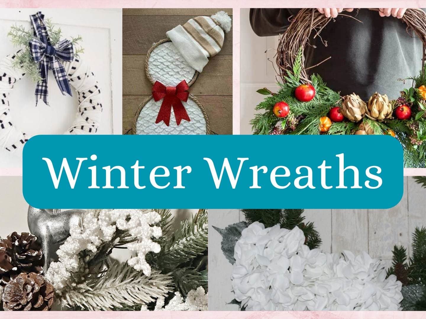 DIY Winter Wreath - The Everyday Home