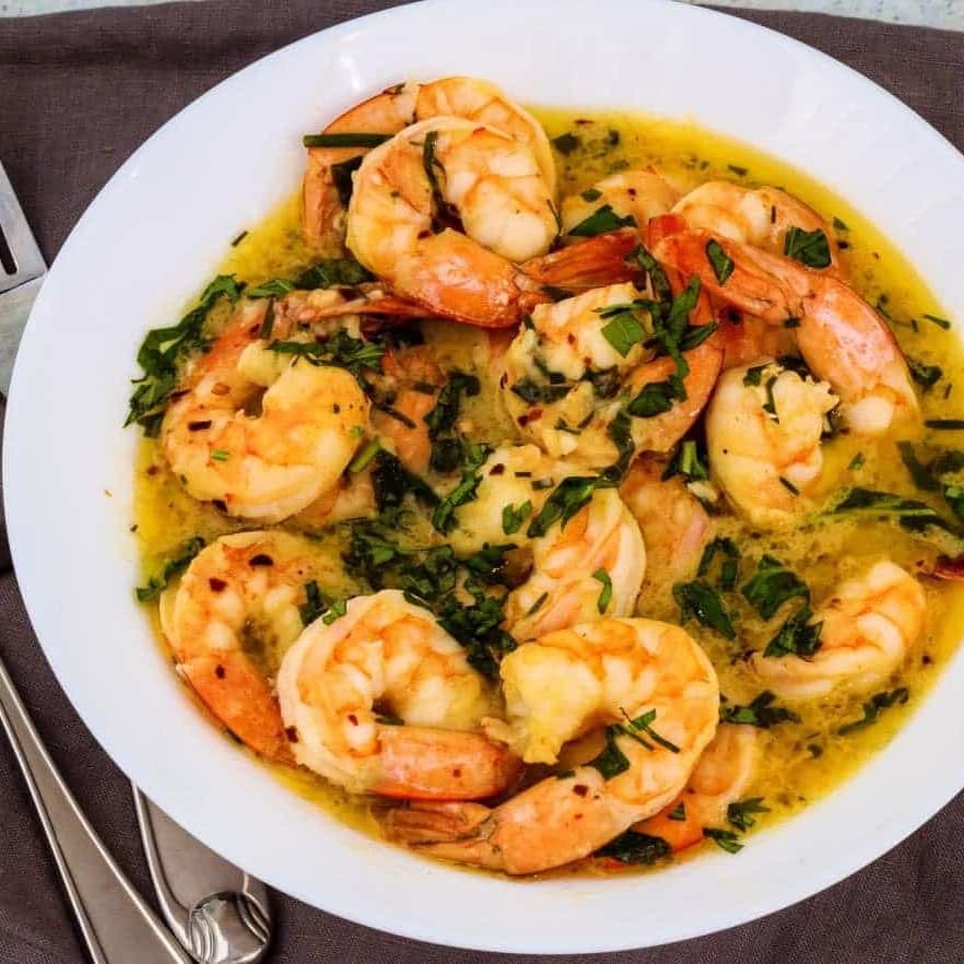 recept scampi