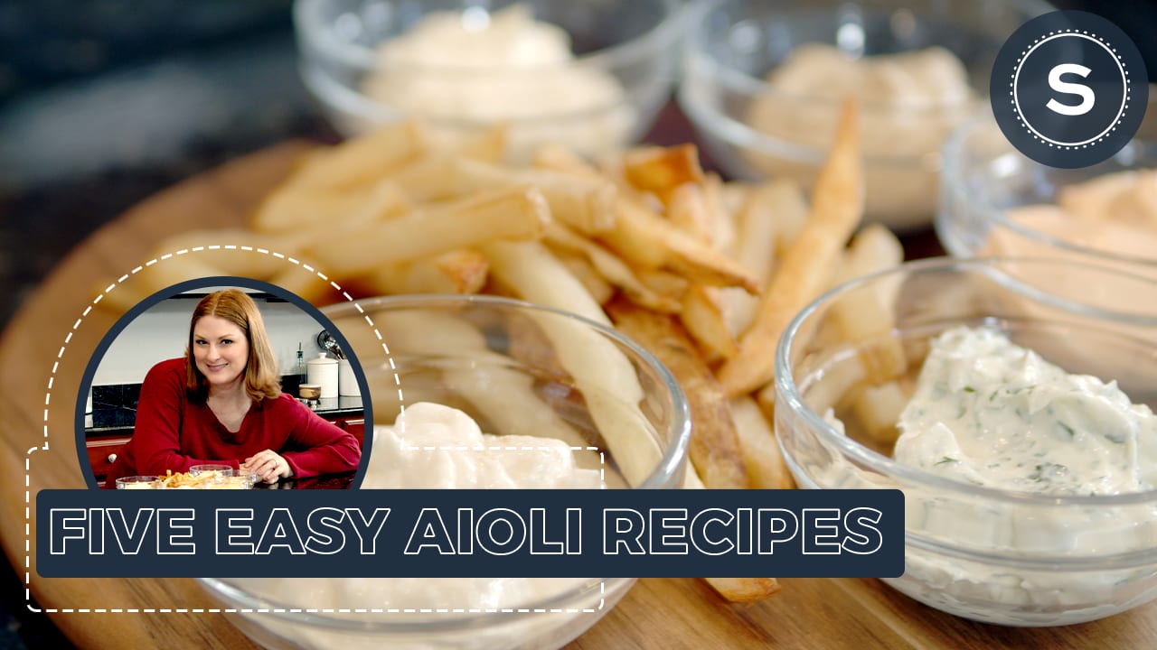 EASY 3 Ingredient Wasabi Aioli Dipping Sauce Recipe - BEST Wasabi Aioli