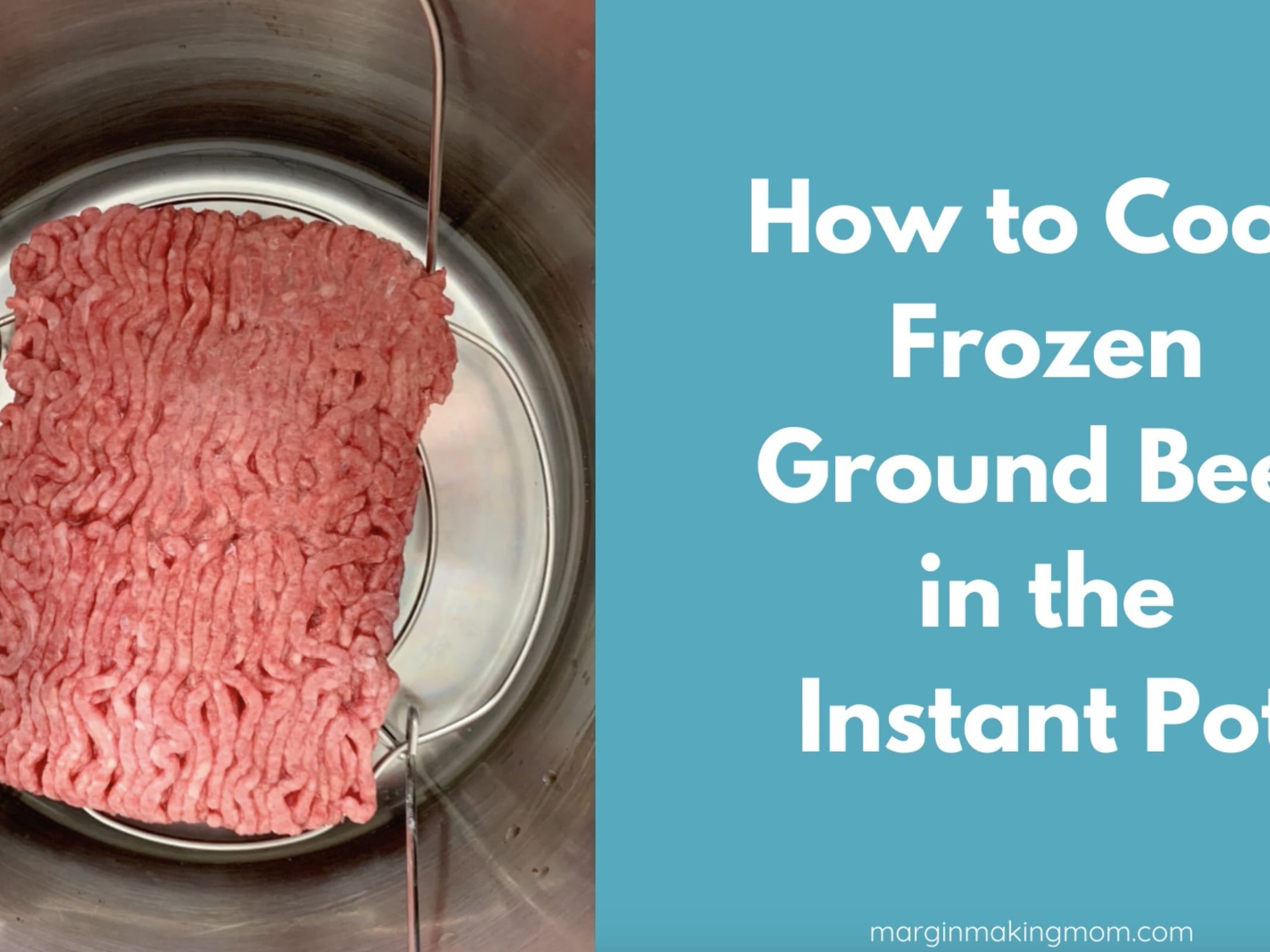 Can you make chili store with frozen ground beef