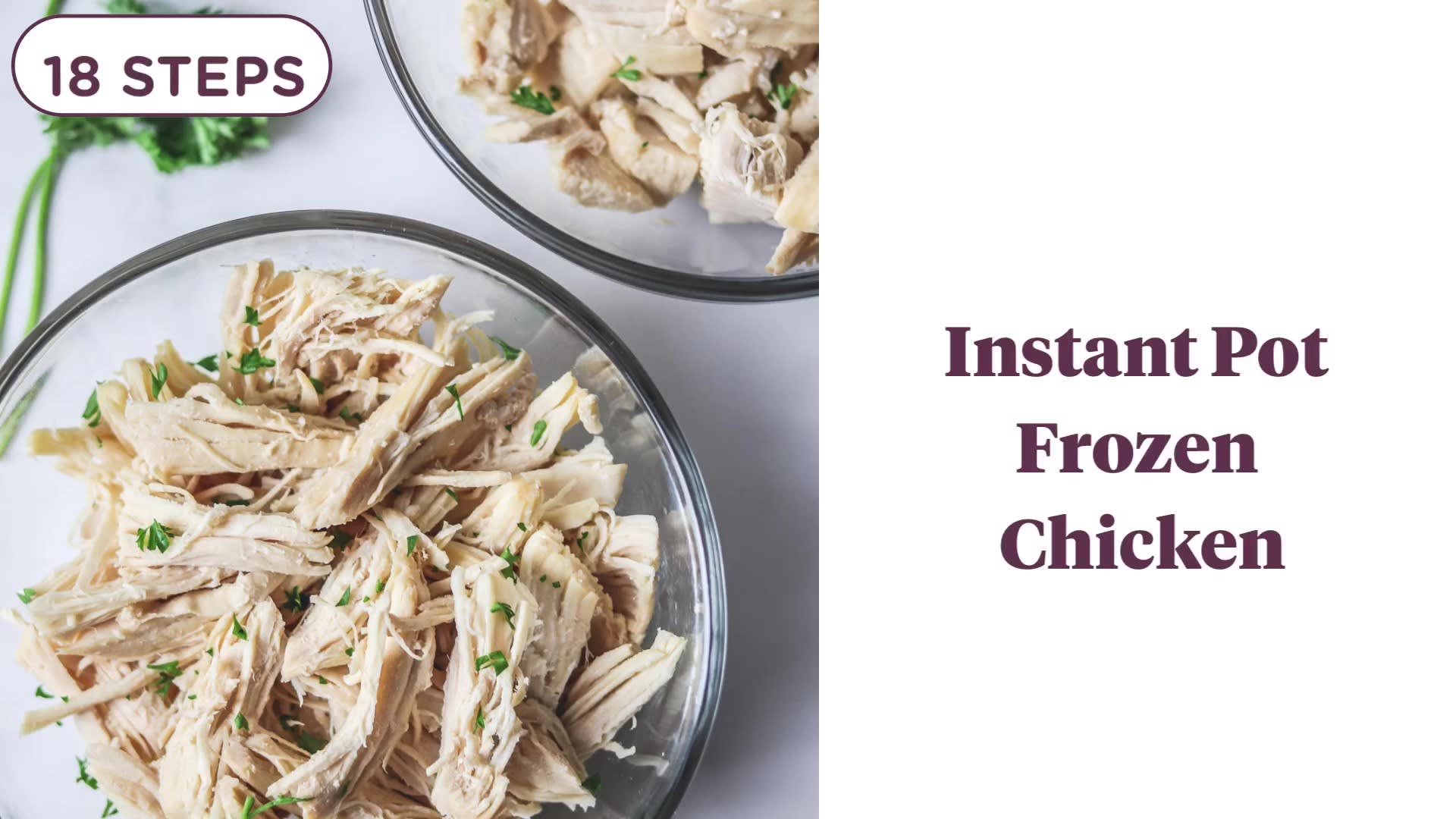 Instant pot frozen clearance chicken breast stuck together