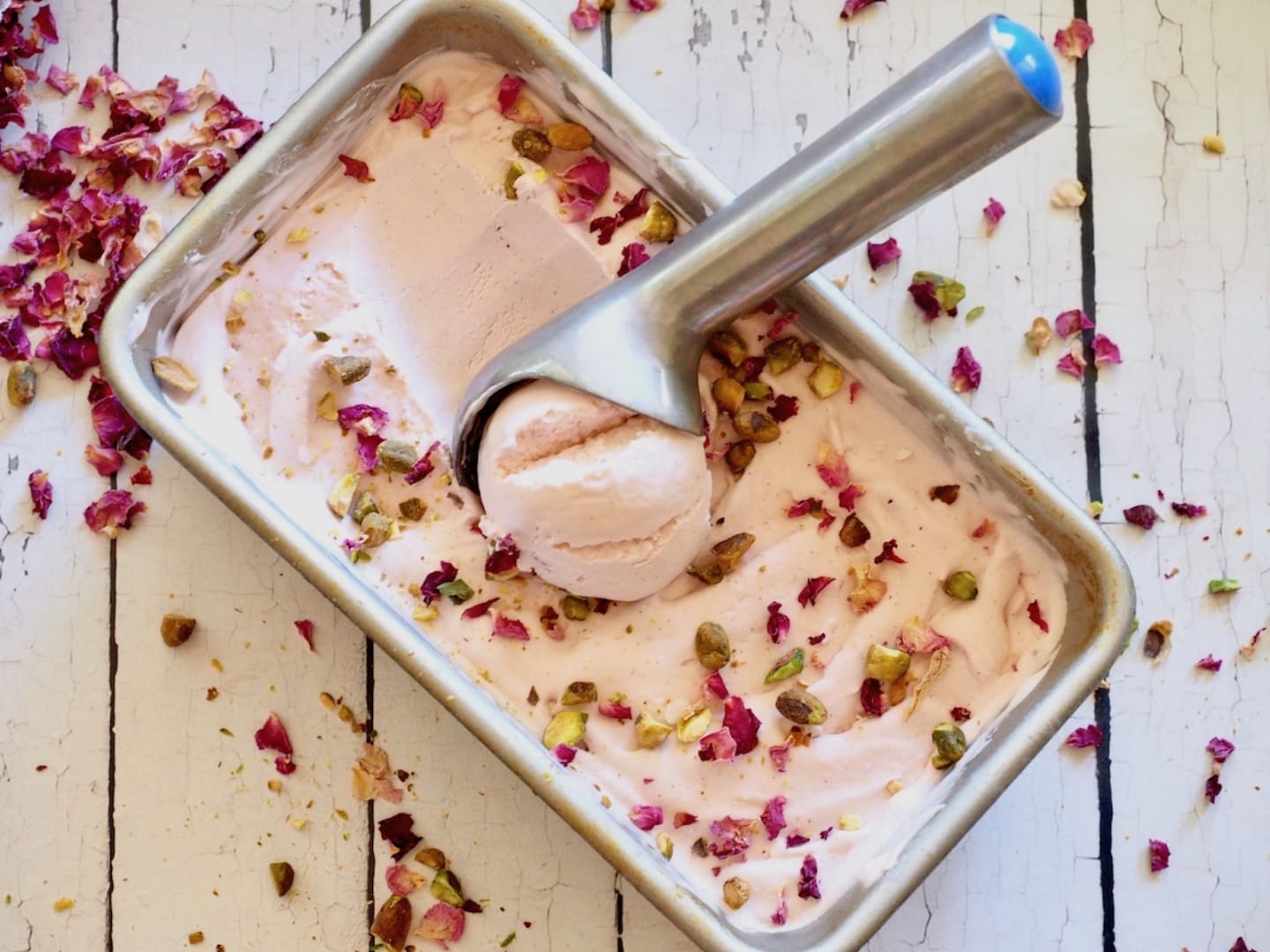 Ice cream toppings gone wild: Try rose petals and hibiscus