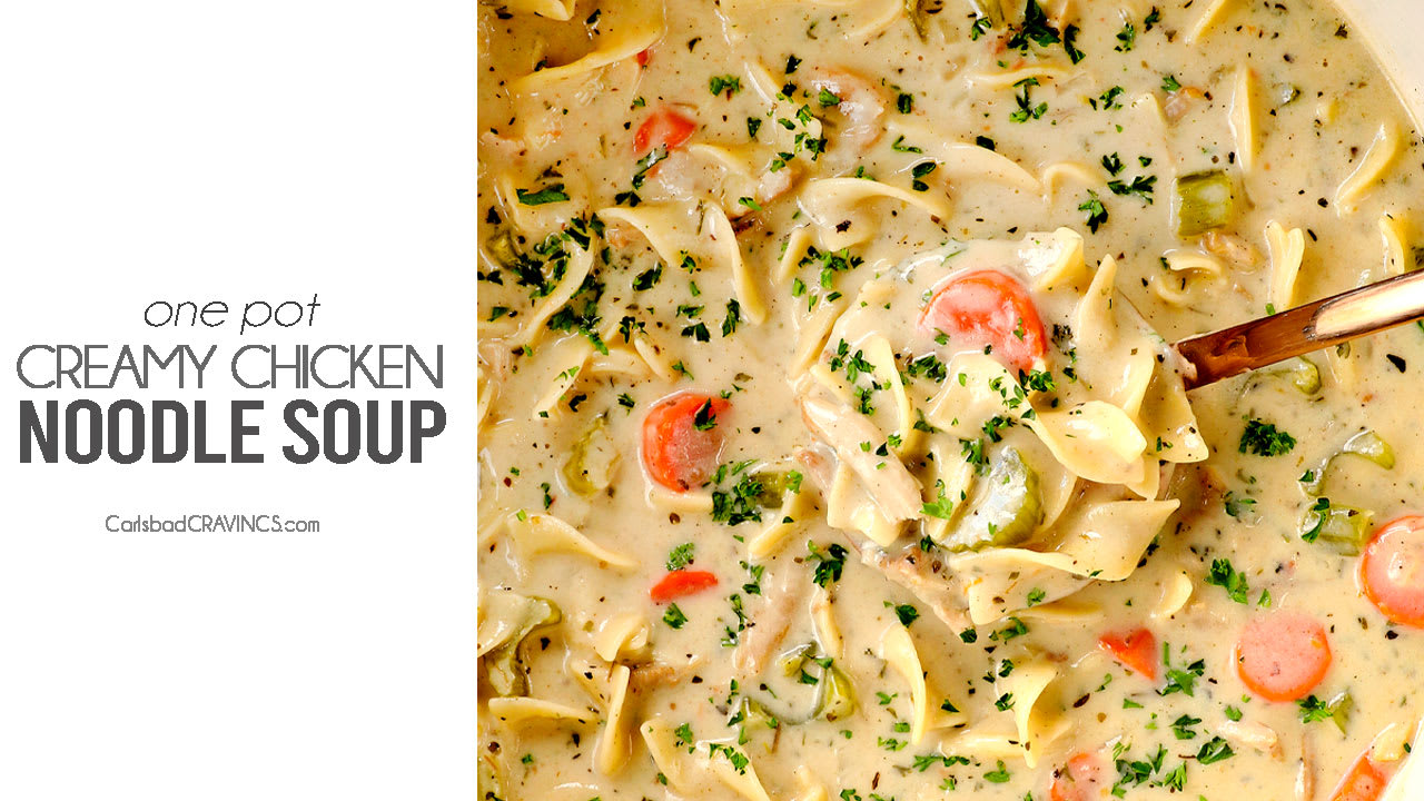 Creamy Chicken Noodle Soup