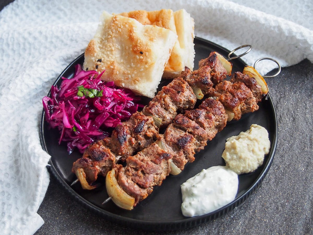 Lamb shish kebab