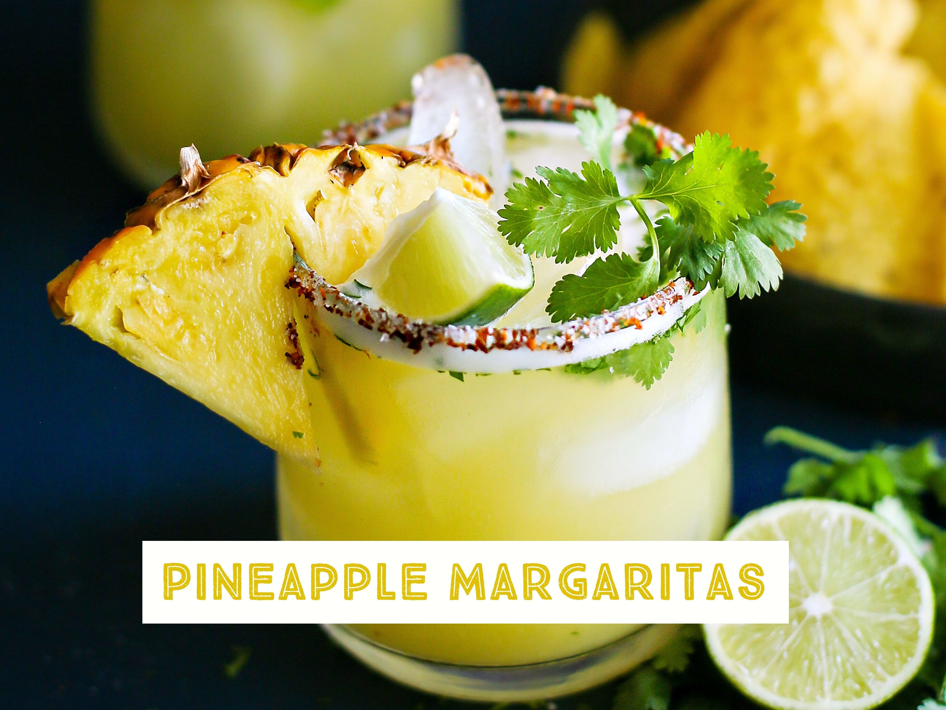 Pitcher Pineapple Margaritas Recipe for Parties