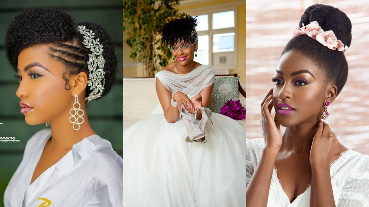 30 Beautiful Wedding Hairstyles For African American Brides - Coils and  Glory