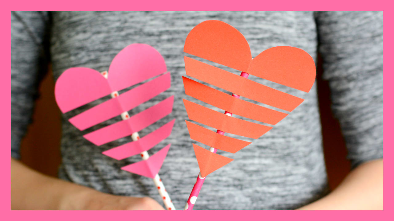 Heart On a Paper Straw - Easy Peasy and Fun