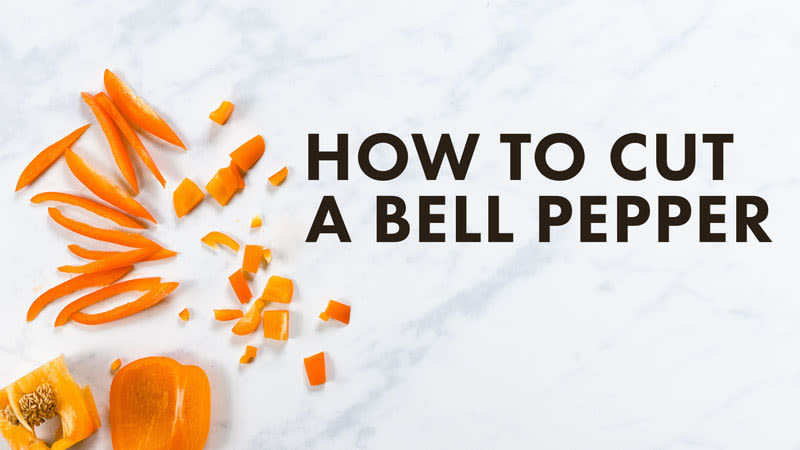 How to Cut a Bell Pepper – A Couple Cooks