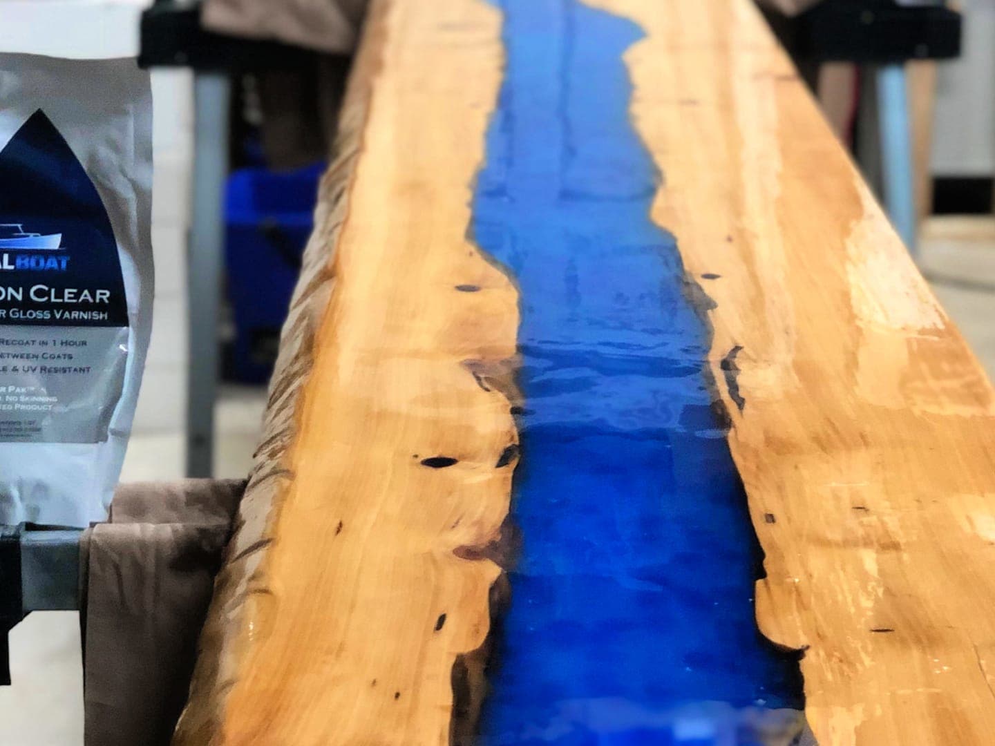 Coating your tabletops with epoxy is the best way to protect them