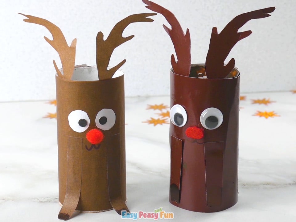 Toilet Paper Roll Reindeer Craft