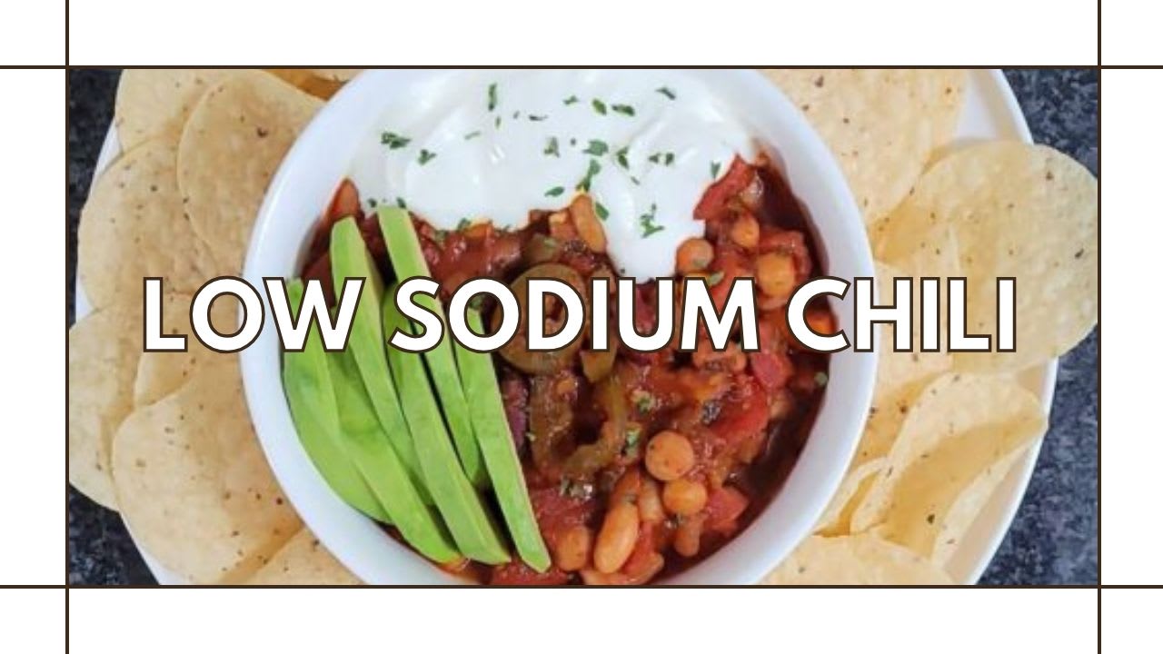 Low Sodium Chili Recipe (No Salt Added) - Low So Recipes