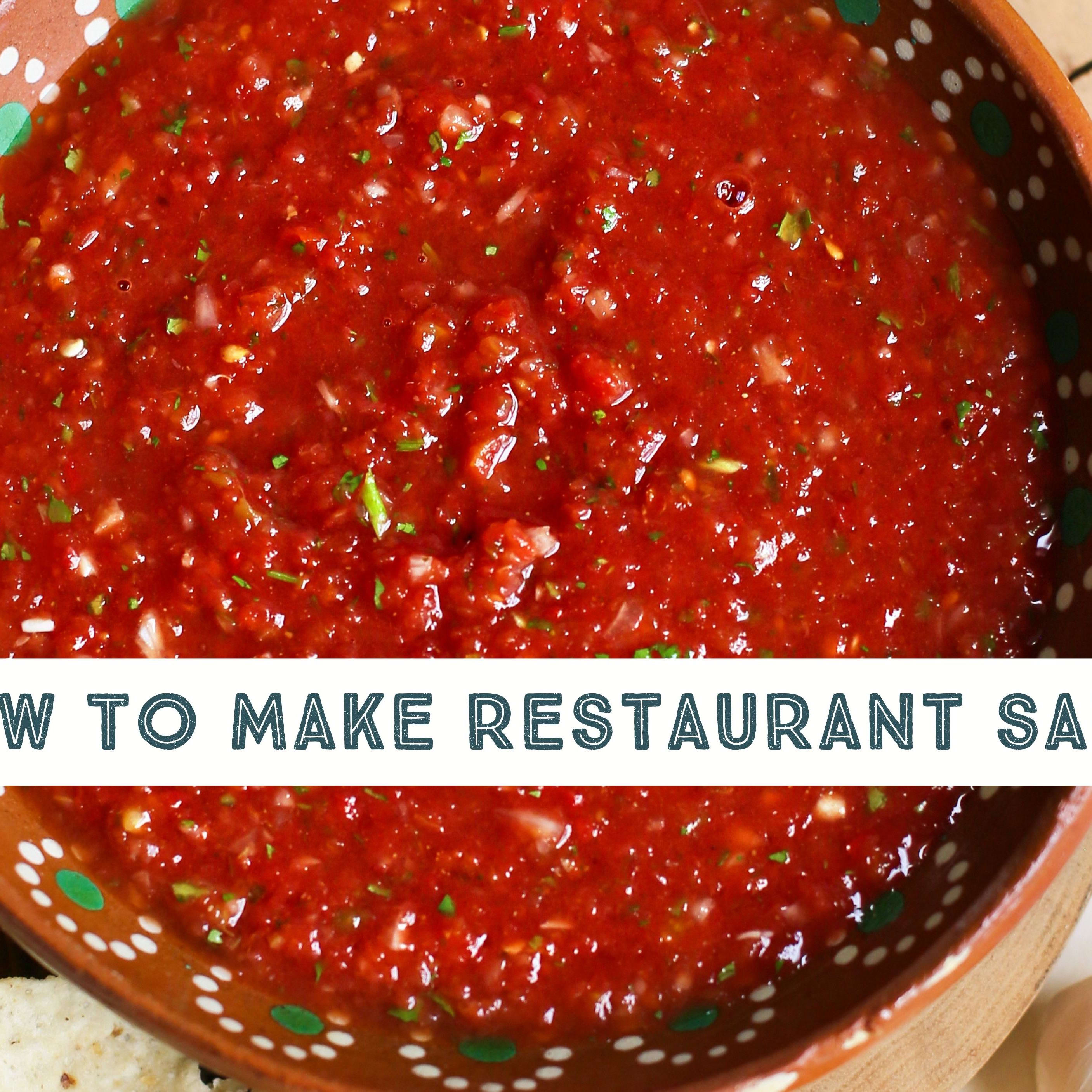 Best Easy Recipe for Restaurant Style Salsa