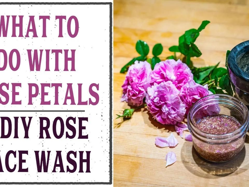 Rose petal best sale face wash