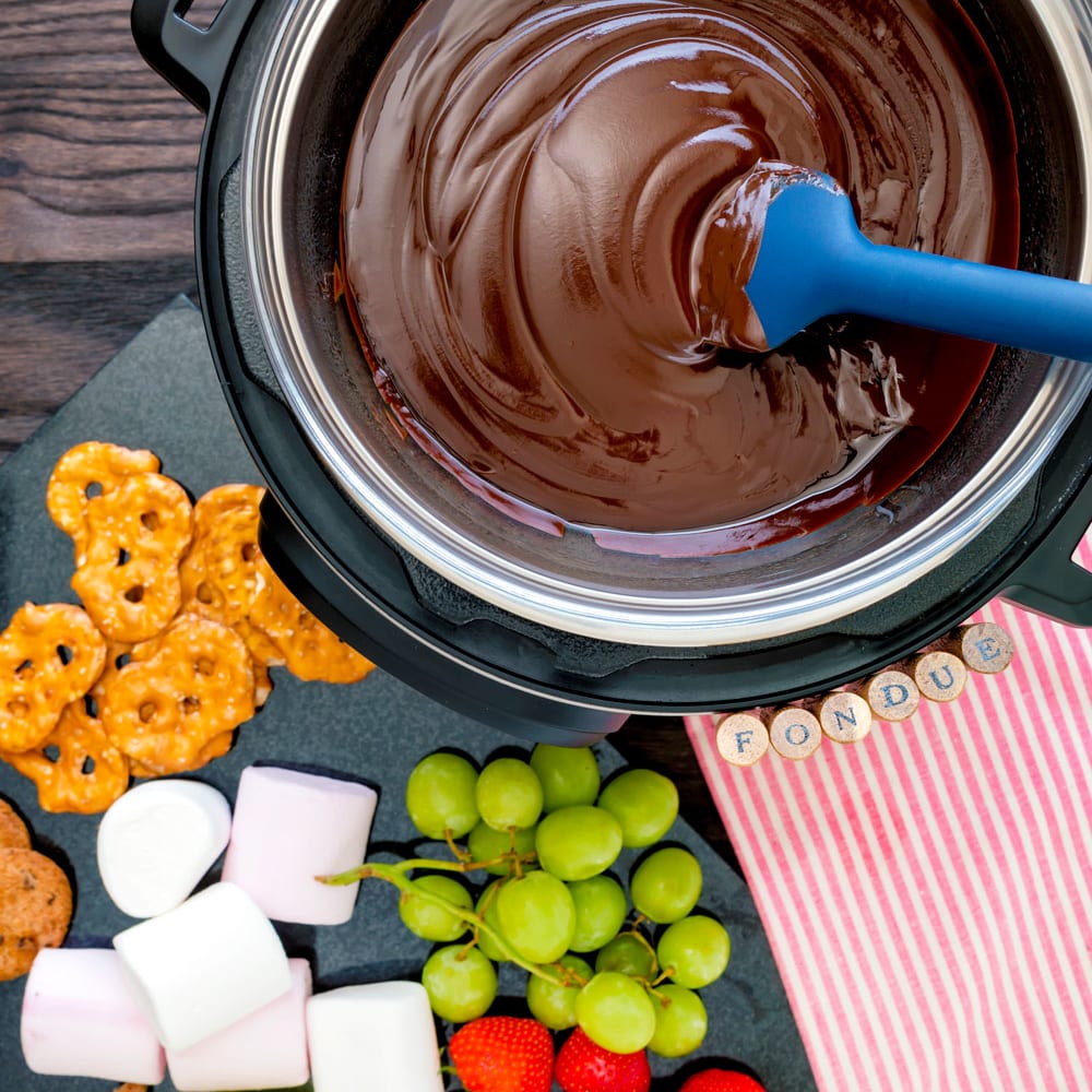 Instant pot chocolate fondue clearance