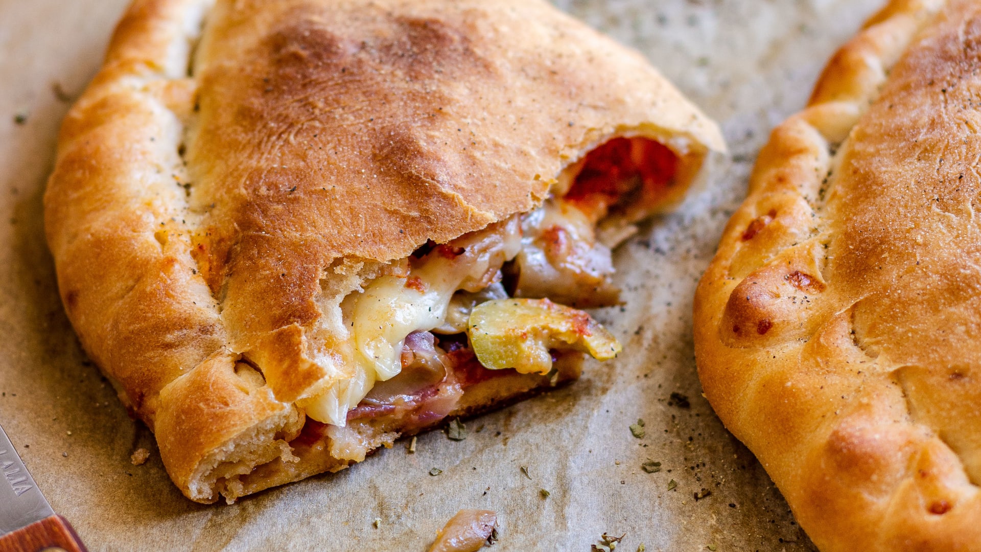 Egg Roll Wrapper Calzones - Make the Best of Everything