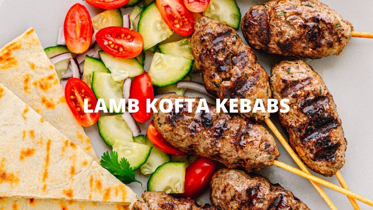 Lamb kofta kebabs top