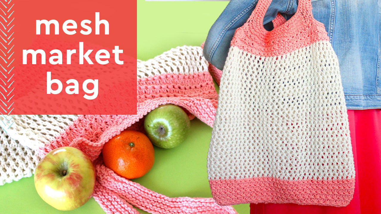 How to knit a Market Bag