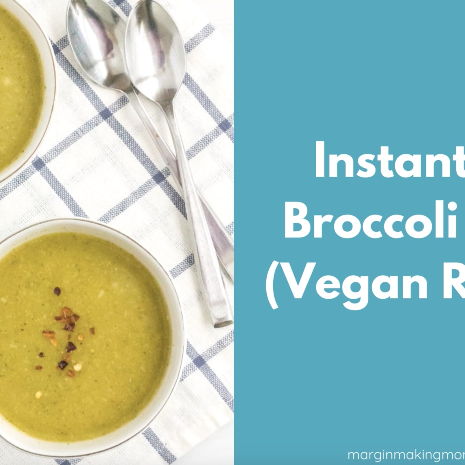 Healthy Instant Pot Broccoli Soup Vegan Recipe