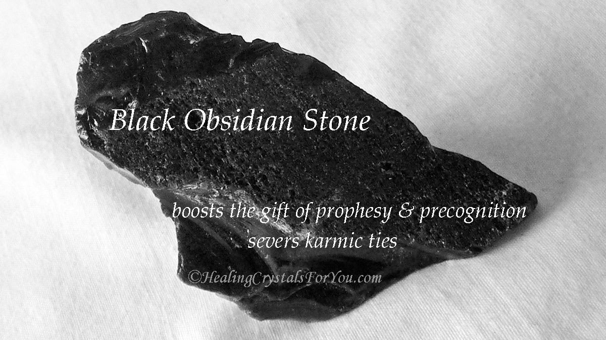 Obsidian gem meaning store