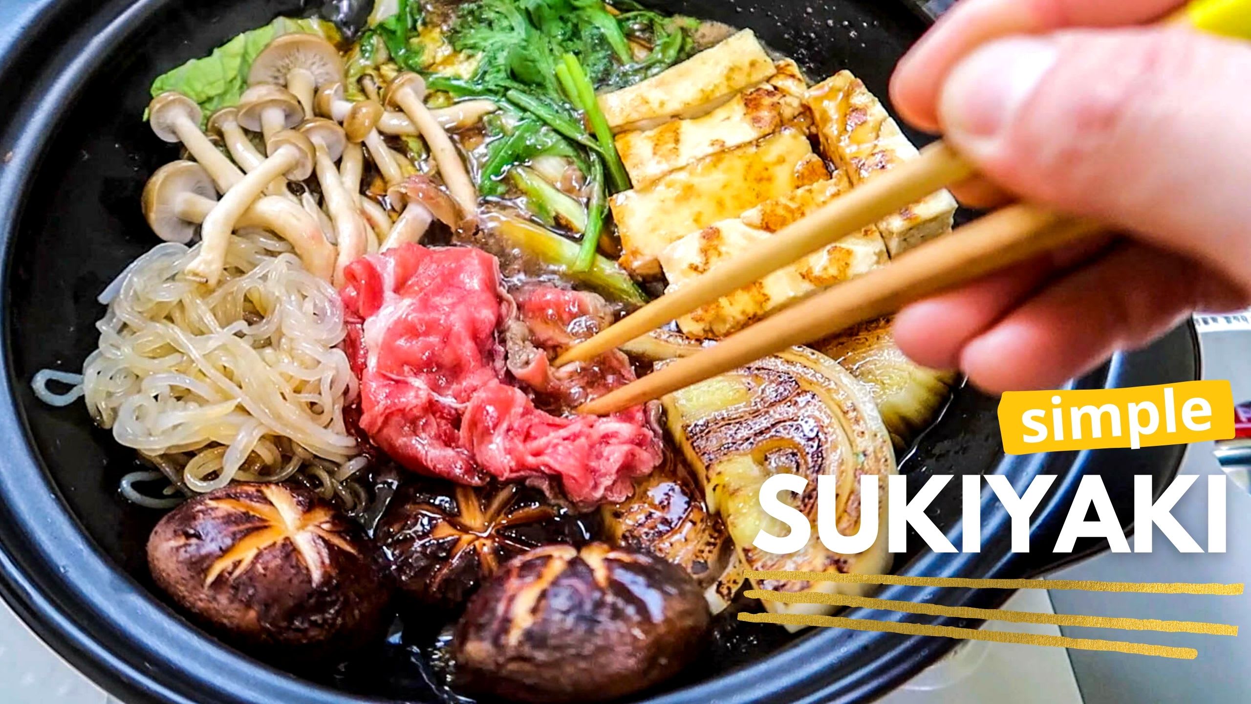Easy Sukiyaki Recipe - Mochi Mommy