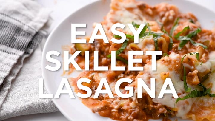 Cast Iron Skillet Lasagna Recipe - Fad Free Nutrition Blog