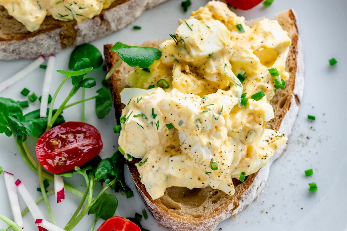 Egg Salad Recipe - with Healthy Option- Rachel Cooks®