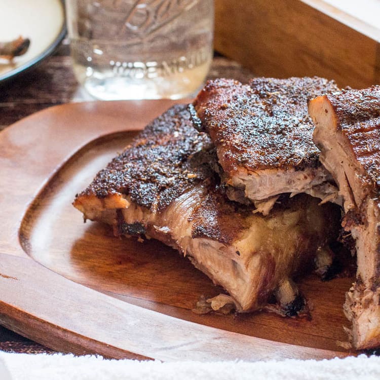 Oven Baked Dry Rubbed Baby Back Ribs