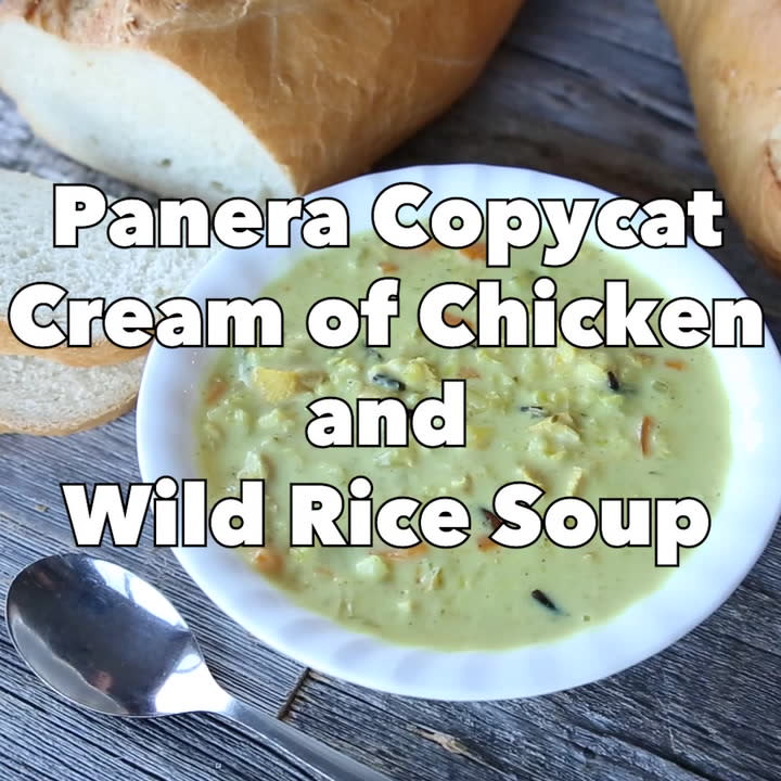 Panera's CopyCat Instant Pot Chicken Wild Rice Soup