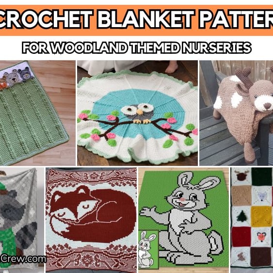 10 Crochet Blanket Patterns For Woodland Themed Nurseries The Yarn Crew