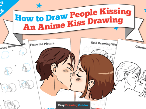 How To Draw An Anime Kiss, Step by Step, Drawing Guide, by KahoOkashii -  DragoArt