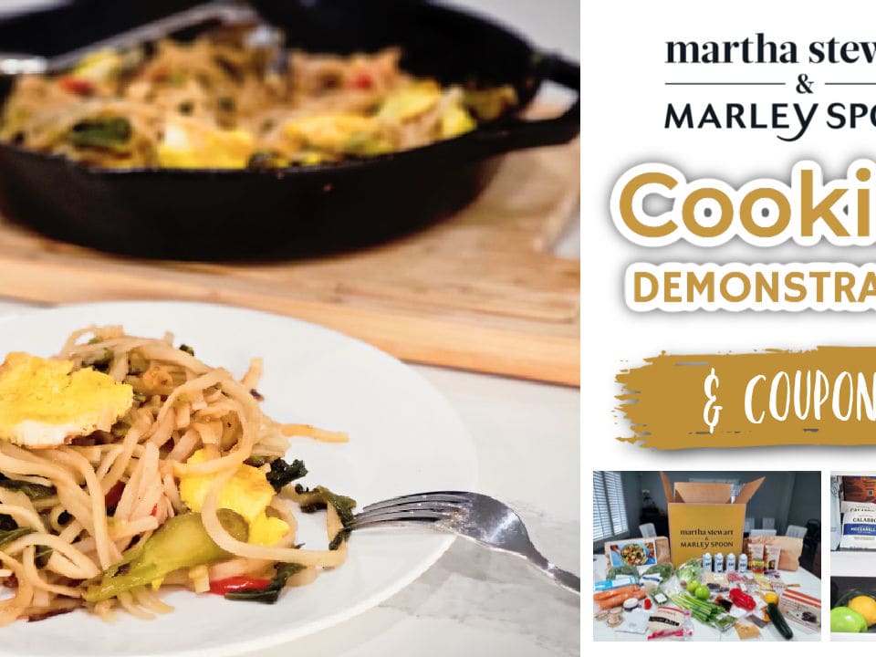 Martha Stewart and Marley Spoon Review and Demonstration