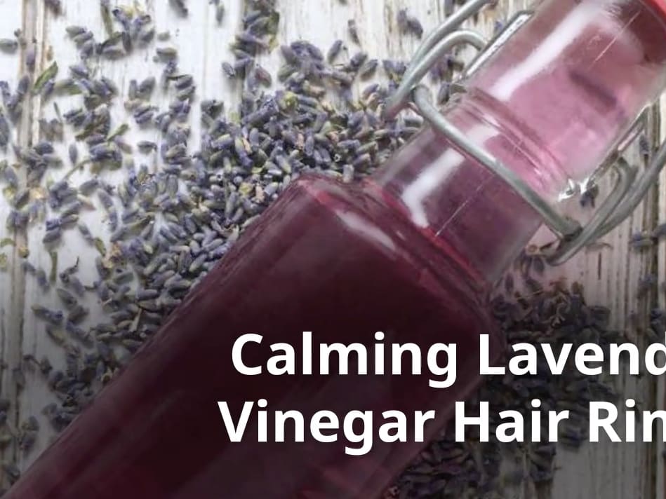 DIY Lavender Vinegar Laundry Rinse