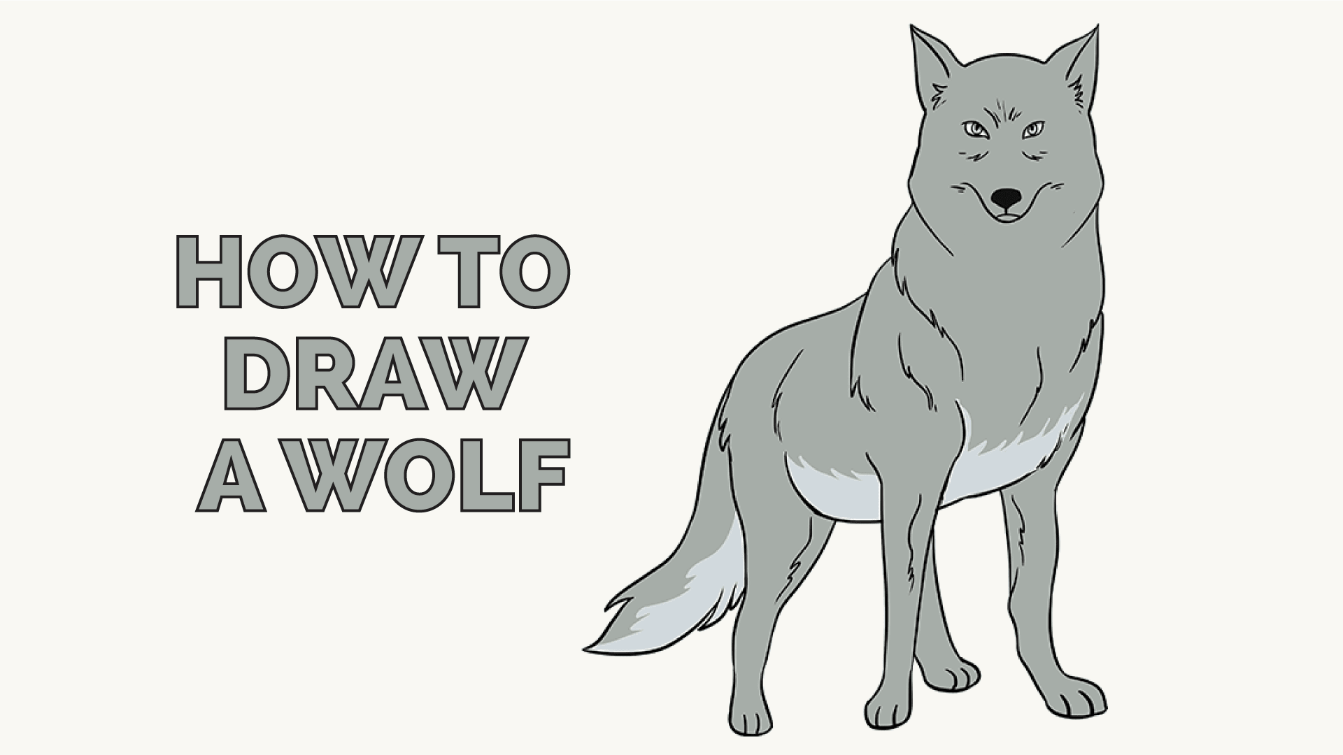 How To Draw A Wolf | Easy Step-By-Step Drawing Guides