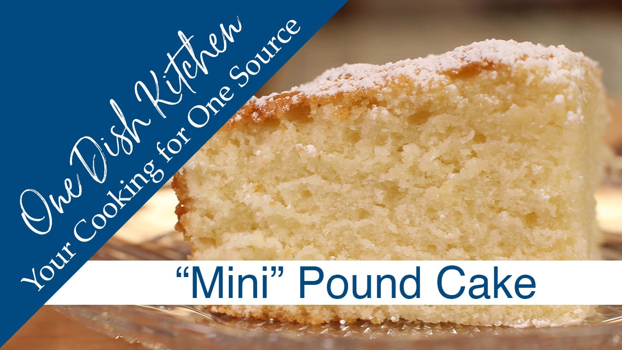 Mini Pound Cake for Two
