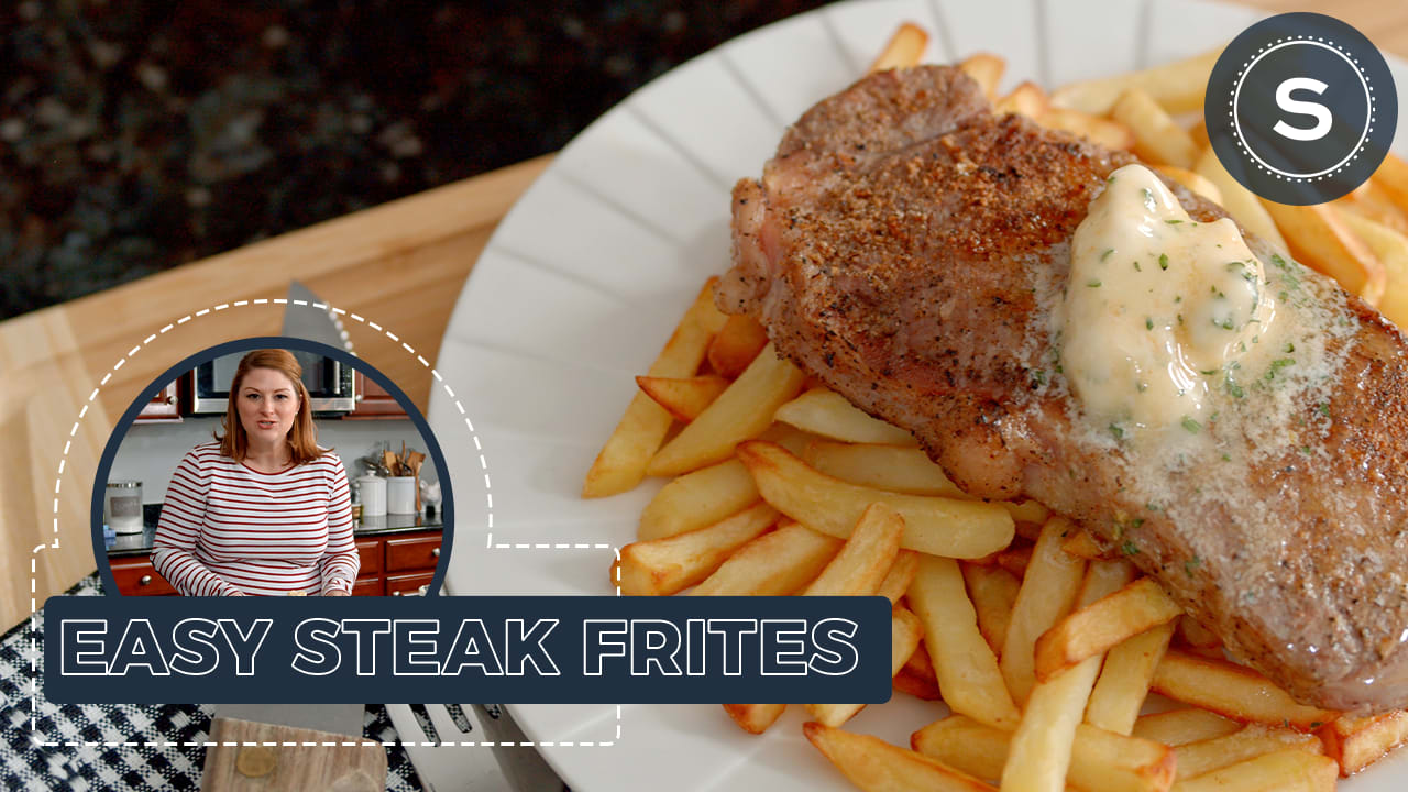 30-Minute Steak Frites, For Two! - Wry Toast