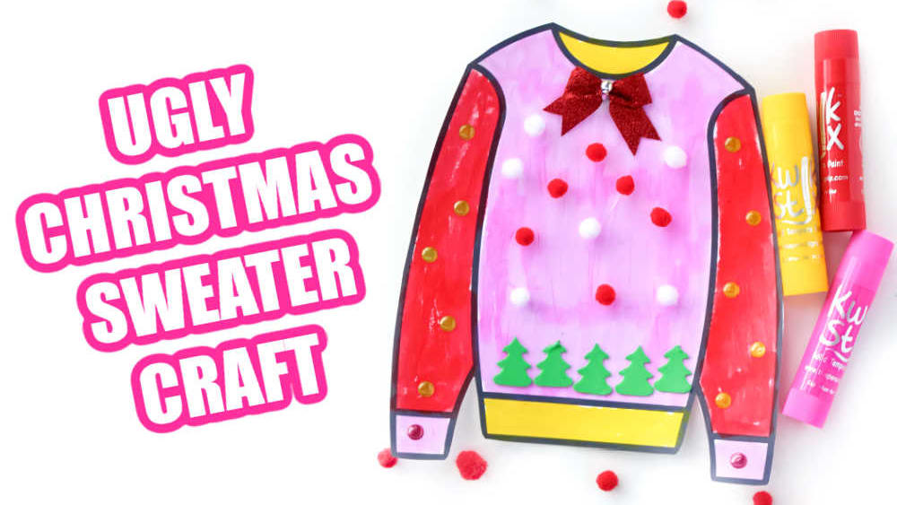 Ugly christmas 2025 sweater template