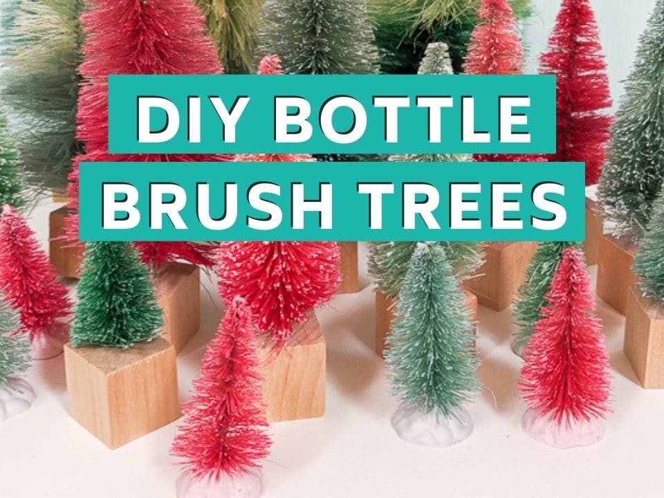 How To Make Bottle Brush Trees ~ Chenille Bump Tiny Christmas Tree Craft  Project Tutorial