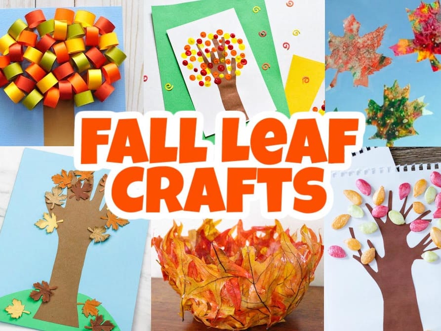 Autumn Paper Leaf Wreath - Arty Crafty Kids