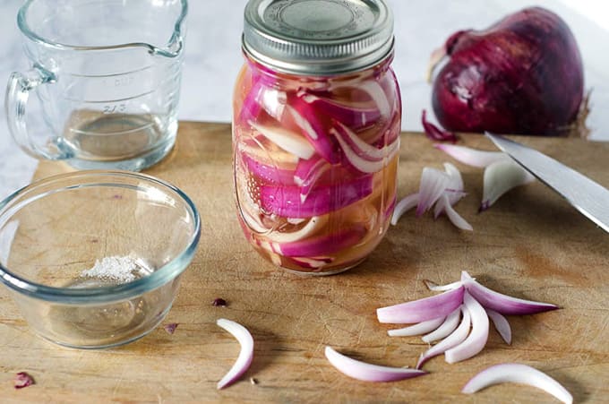 Pickled Red Onions are my Favorite Kitchen Hack