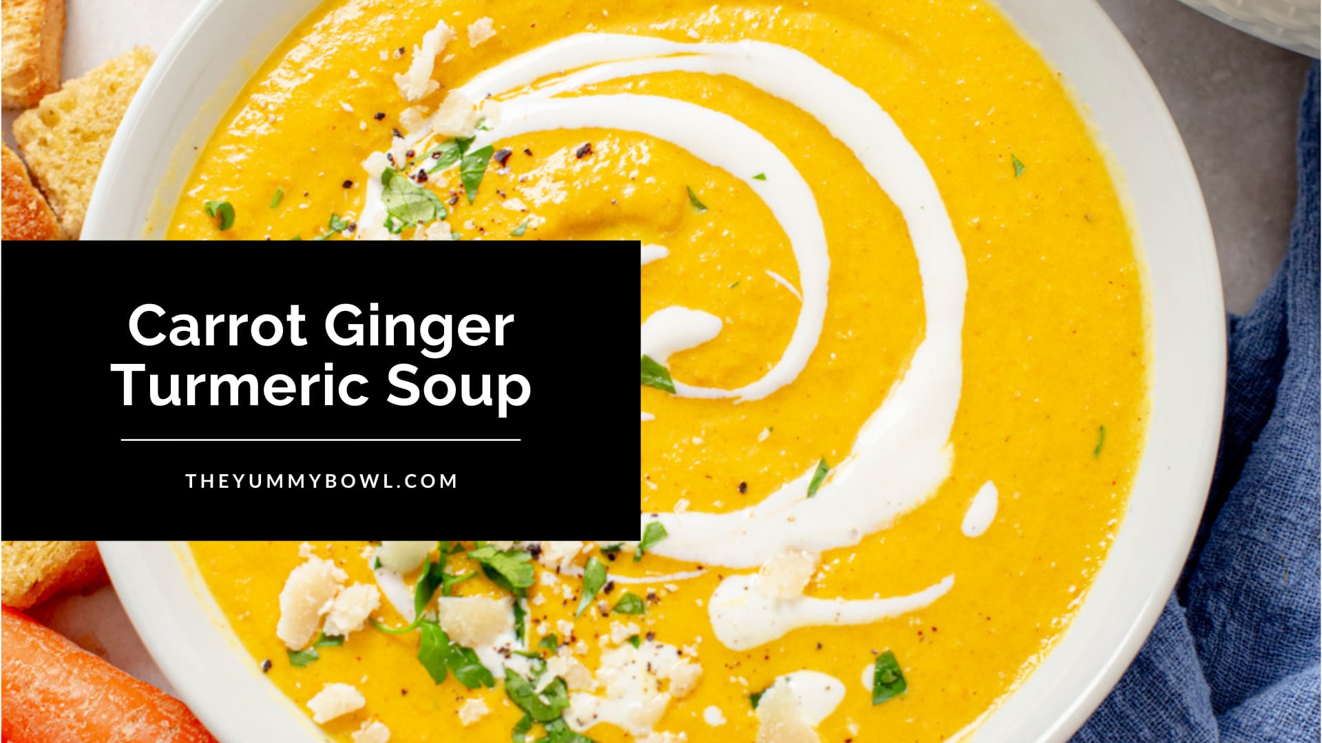 Carrot, Ginger And Turmeric Soup Recipe, Soup Recipes