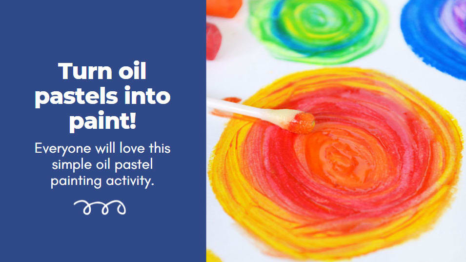 How to blend Oil pastels with Baby Oil