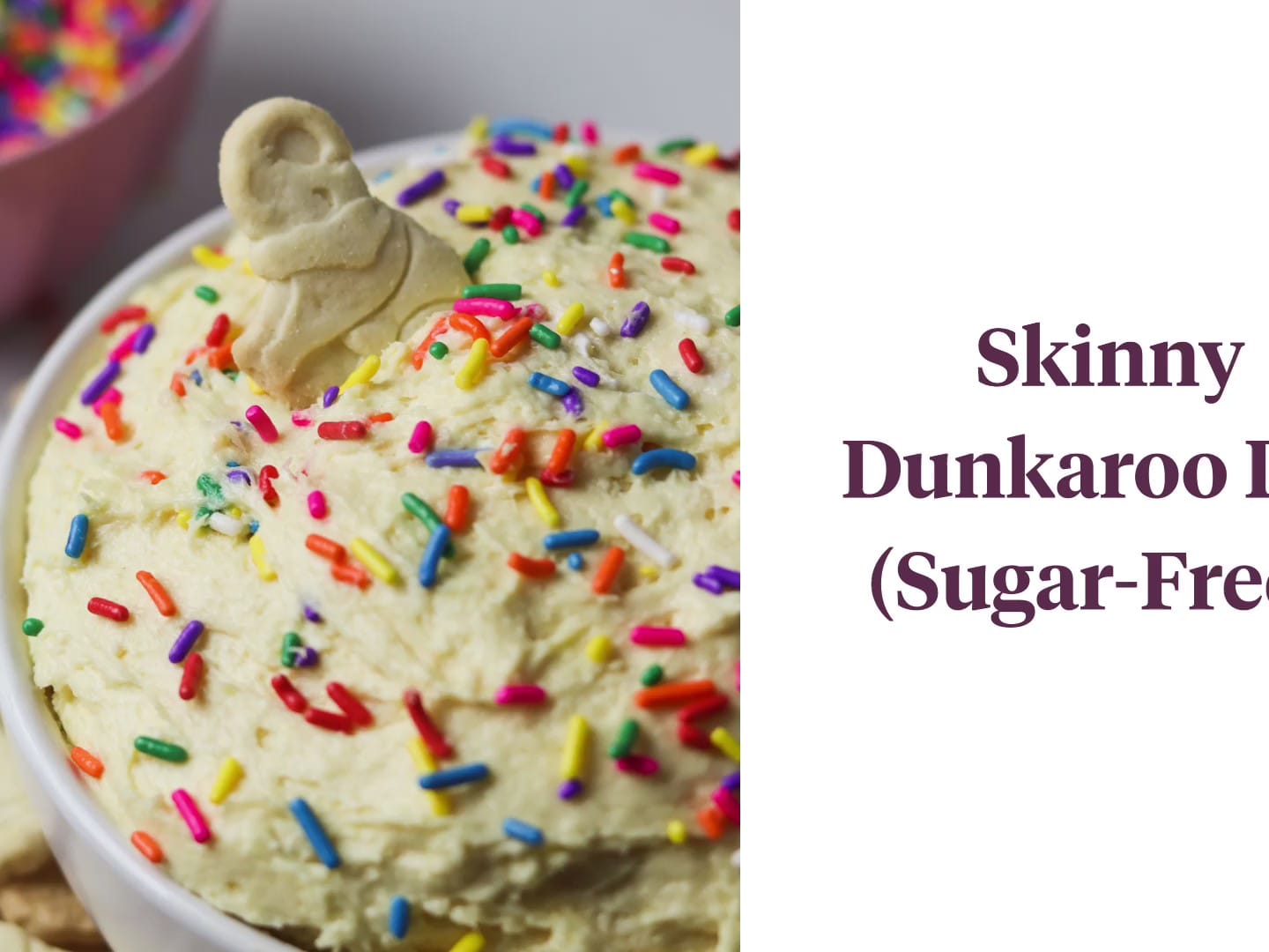 Dunkaroo Dip (Sugar-Free + Low Calorie) - Skinny Comfort
