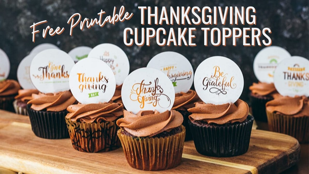 DIY turkey cake toppers for the holidays