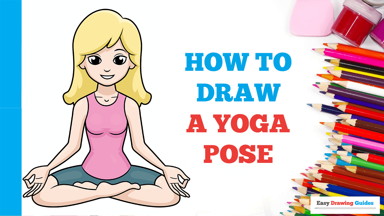Simple and easy Yoga drawing | Yoga Drawings - YouTube-saigonsouth.com.vn