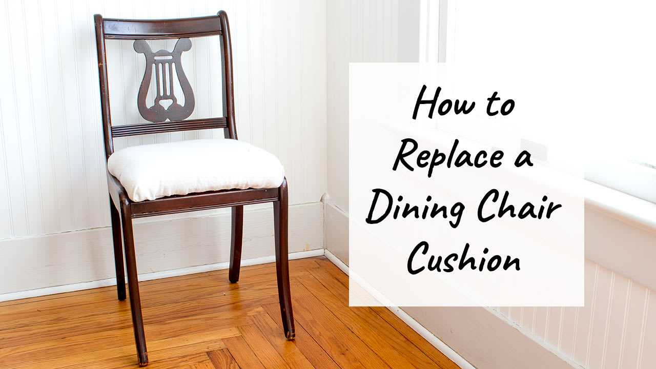 DIY Wood Seat Replacement for Dining Chair - Start at Home Decor